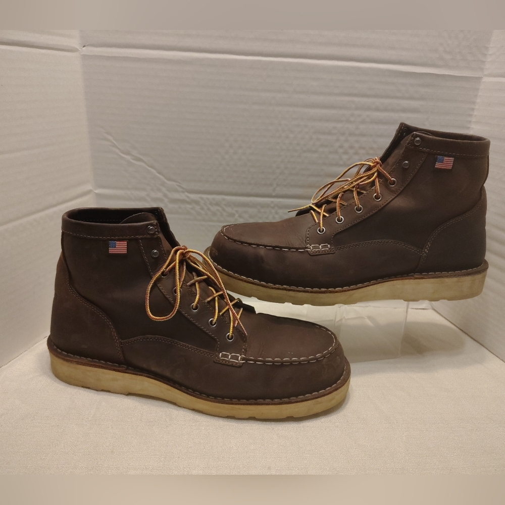 Danner Bull Run Moc 6" BRN ST, Men # 14 US